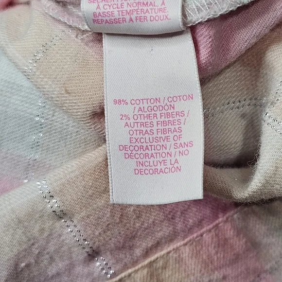 Victoria's Secret Pink and Cream Plaid Pajama Top Size S - Picture 9 of 9